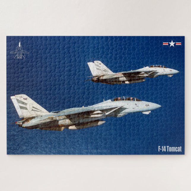 F-14 TOMCAT "WINGMAN" (20x30 inch) Jigsaw Puzzle (Horizontal)