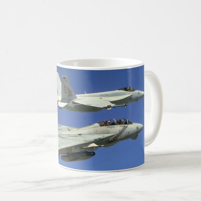 F-14 TOMCAT “WINGMAN” COFFEE MUG (Front Right)