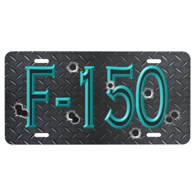 F-150 Shot! License Plate (Front)
