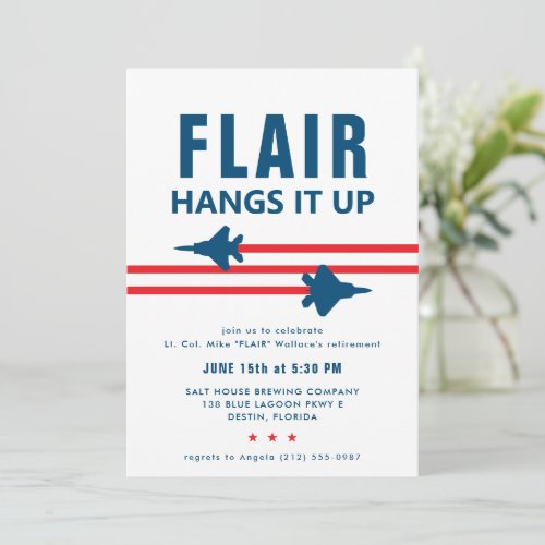 F-15 and F-22 Fighter Jet Party Invitation