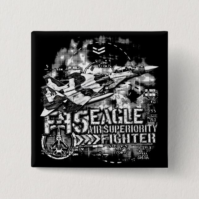 F-15 Eagle Button (Front)