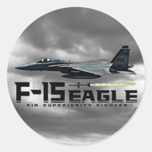 F-15 Eagle Classic Round Sticker