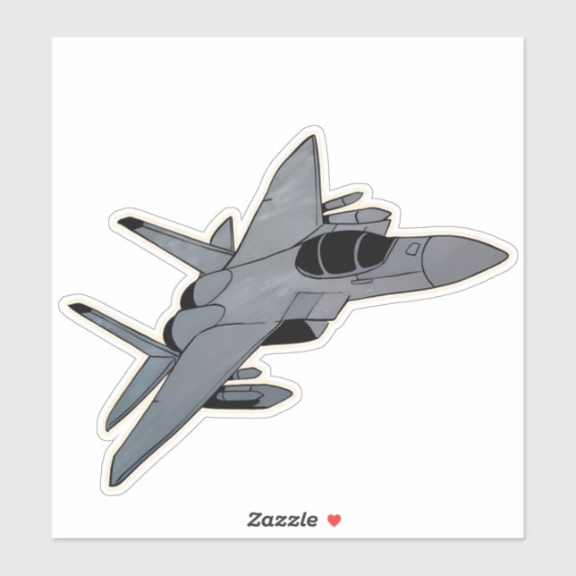 F-15 Eagle, Fighter Jet Sticker (Sheet)