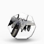 F-15 Eagle Jet Fighter Acrylic Award<br><div class="desc">Buy Custom Vendetta designs, you can choose from many themes created to all audiences. Funny and humorous warnings, quotes and illustrations are always a good way to show your sense of humor in your gifts! You can also choose man other categories, such as aviation related designs, for military or civilian...</div>