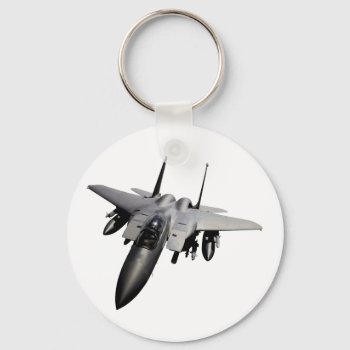 F-15 Eagle Jet Fighter Keychain by customvendetta at Zazzle