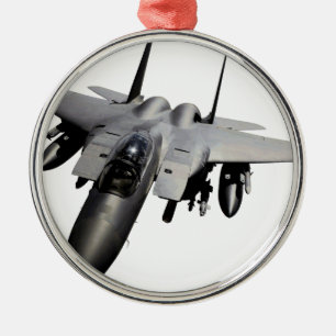 F-15 Eagle Jet Fighter Metal Ornament