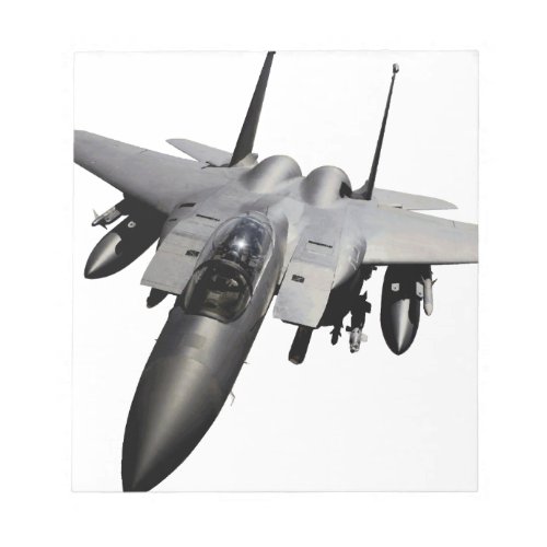 F_15 Eagle Jet Fighter Notepad