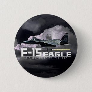 F-15 Eagle Pinback Button