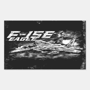 F-15 Eagle Rectangle Stickers