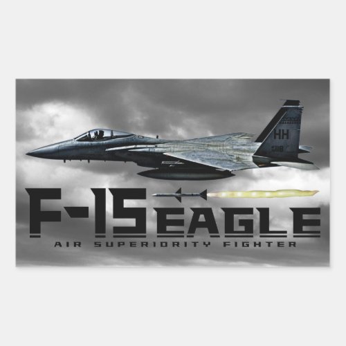 F_15 Eagle Rectangular Sticker
