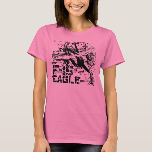 F-15 Eagle Women's Bella Favorite Jersey T-Shirt (Front)