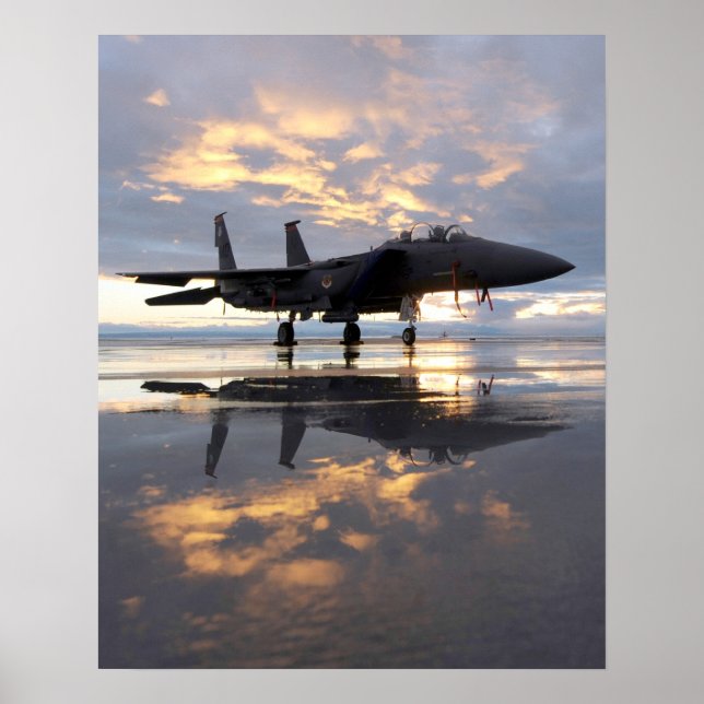 F-15 Strike Eagle Aircraft Poster (Front)