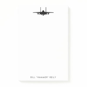 F-15 Strike Eagle Fighter Jet Personalized Notepad