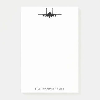 F-15 Strike Eagle Fighter Jet Personalized Notepad