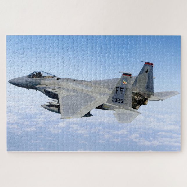F-15C During Operation Noble Eagle Patrol 2007 Jigsaw Puzzle (Horizontal)