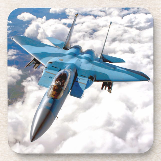 F-15C EAGLE BEVERAGE COASTER (Front)