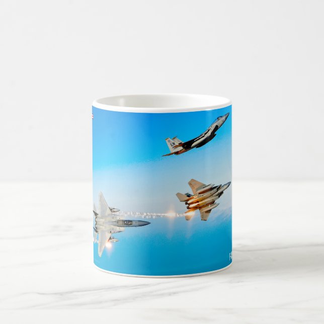 F-15C EAGLE COFFEE MUG (Center)