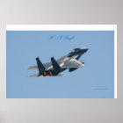 F-15 Eagle Fighter Jet Aircraft Poster | Zazzle.com