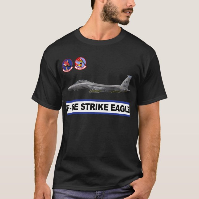 F-15E Strike Eagle 492nd Fighter Squadron T-Shirt (Front)