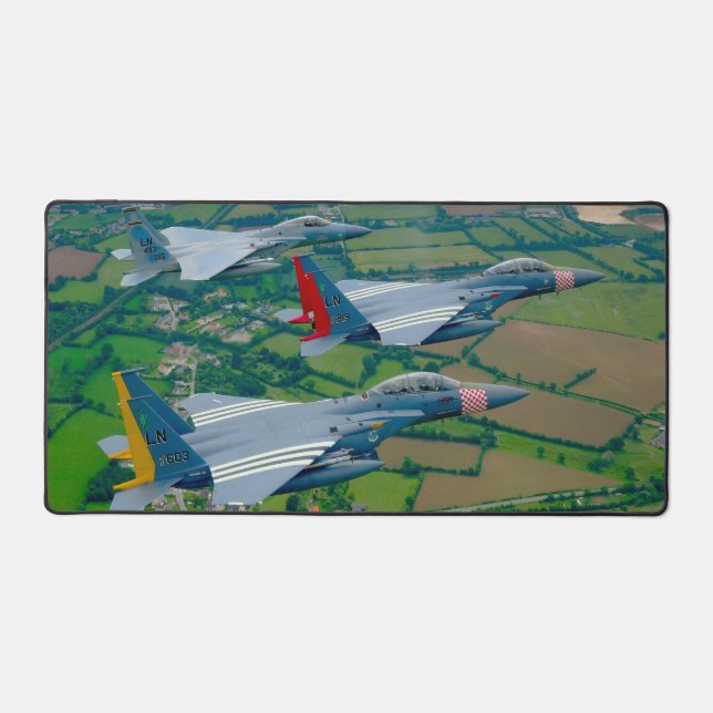 F-15E STRIKE EAGLE and F-15C EAGLE Desk Mat (Front)