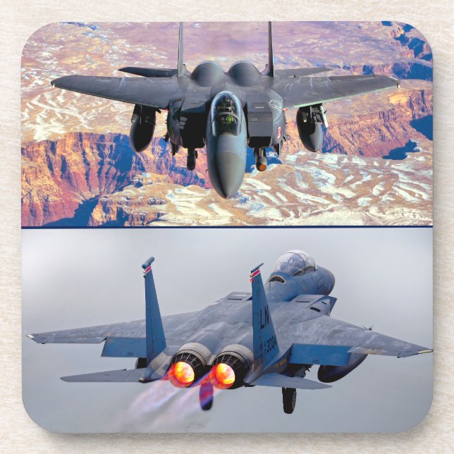 F-15E STRIKE EAGLE BEVERAGE COASTER (Front)