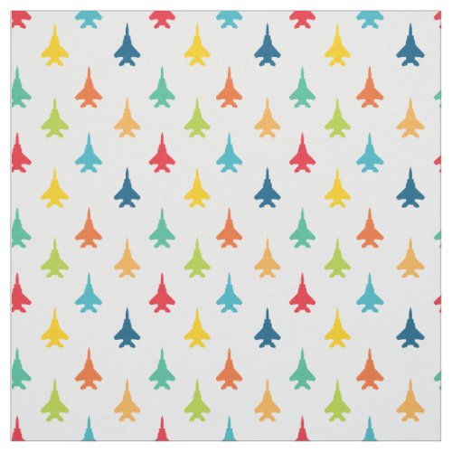 F_15E Strike Eagle Fighter Jets Pattern Primary Fabric