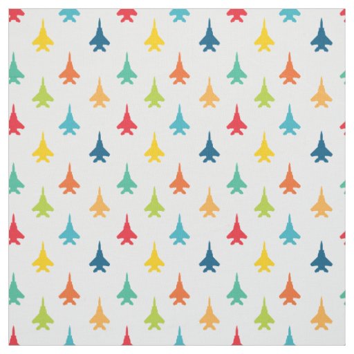 F-15E Strike Eagle Fighter Jets Pattern Primary Fabric