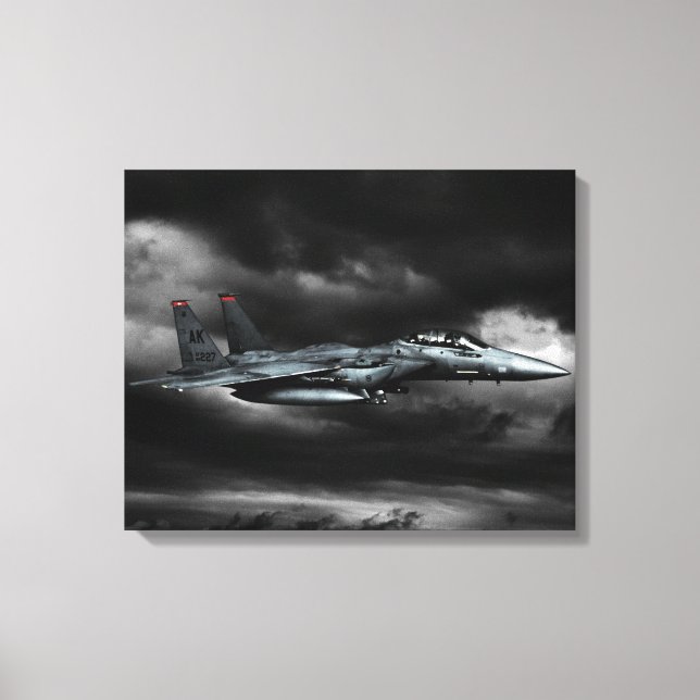 F-15E Strike Eagle  Wrapped Canvas Print (Front)