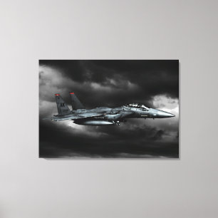 F-15E Strike Eagle  Wrapped Canvas Print