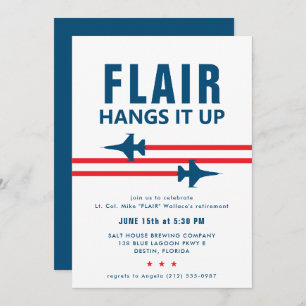 F-16 Fighter Jet Party Invitation