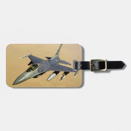 F_16 Fighting Falcon Block 40 aircraft Luggage Tag