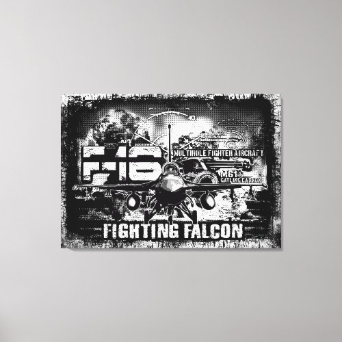 F_16 Fighting Falcon Canvas Print
