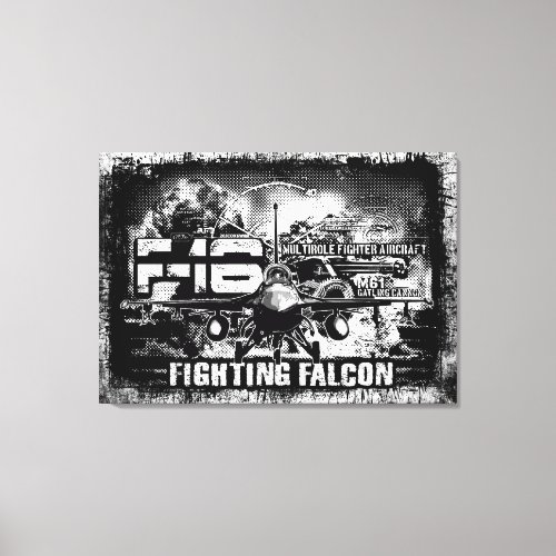 F_16 Fighting Falcon Canvas Print
