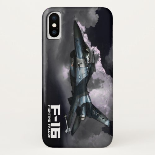 F_16 Fighting Falcon iPhone X Case