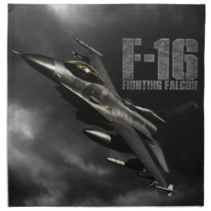 F-16 Fighting Falcon Cloth Napkin