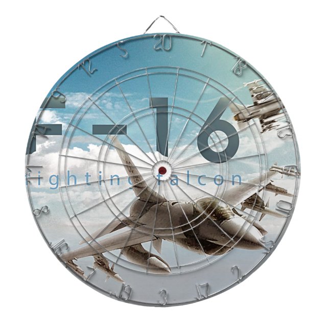 F-16 Fighting Falcon Dart Board (Front)