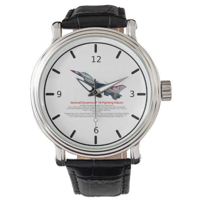 F-16 Fighting Falcon Fighter Jet  Watch (Front)