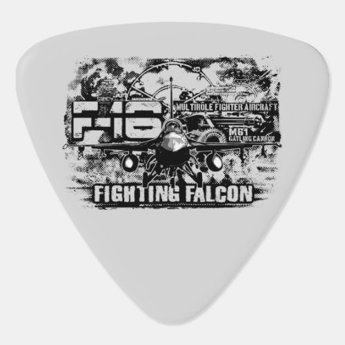 F_16 Fighting Falcon Guitar Pick