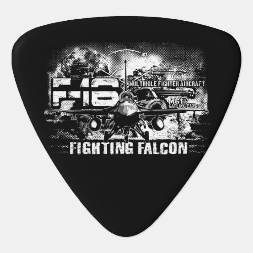 F_16 Fighting Falcon Guitar Pick