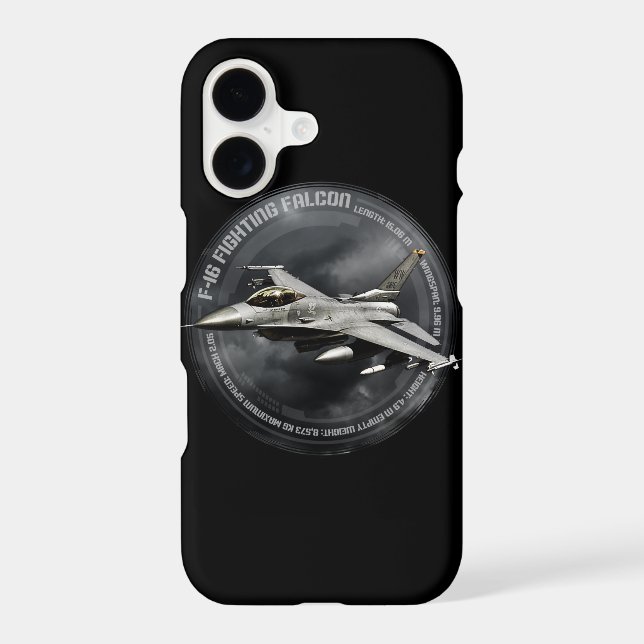 F-16 Fighting Falcon Iphone Case (Back)
