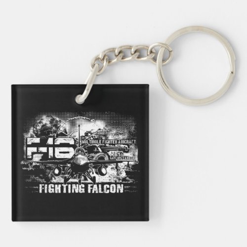 F_16 Fighting Falcon Keychain