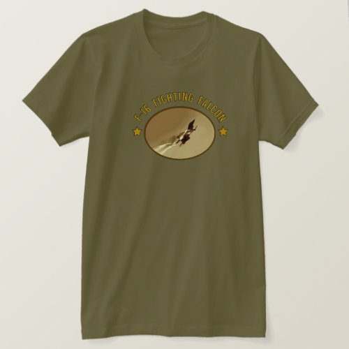 F_16 Fighting Falcon military fighter aircraft T_S T_Shirt