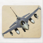 F-16 Fighting Falcon Mouse Pad<br><div class="desc">A U.S. Air Force F-16 Fighting Falcon aircraft returns to the fight after receiving fuel June 10, 2008 from a KC-135 Stratotanker during a mission over Iraq. F-16 is assigned to Balad Air Base Iraq and is deployed from Hill Air Force Base Utah and the KC-135 is assigned to the...</div>