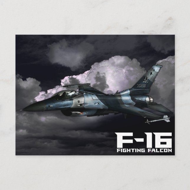 F-16 Fighting Falcon Postcard (Front)