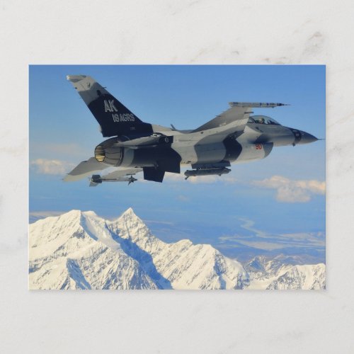 F_16 Fighting Falcon Postcard