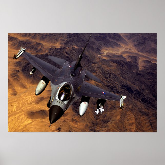 F-16 Fighting Falcon Poster (Front)