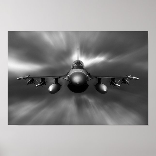 F-16 Fighting Falcon Poster (Front)