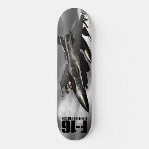 F_16 Fighting Falcon Skateboard Deck