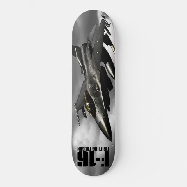 F-16 Fighting Falcon Skateboard Deck (Front)