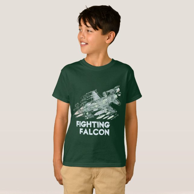 F-16 Fighting Falcon T-Shirt (Front Full)